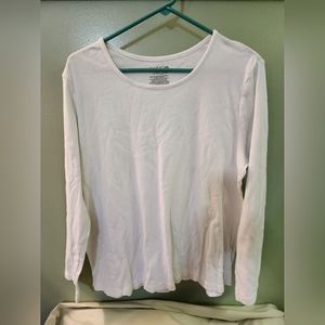 White long sleeve from time and true 2XL
